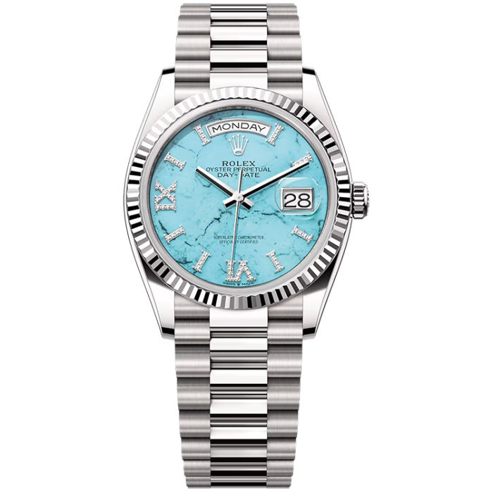 Rolex Day-Date Blue White Gold 36mm - Image 1