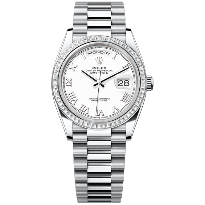 Rolex Day-Date White Platinum 36mm - Image 1