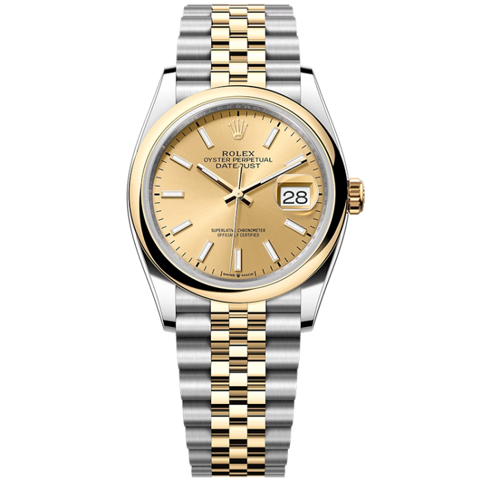 Rolex Datejust Champagne Two-Tone 36mm - Image 1