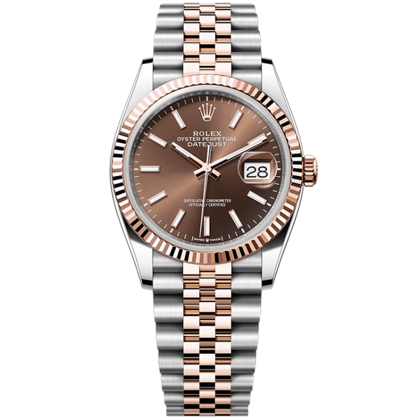 Rolex Datejust Chocolate Two-Tone 36mm
